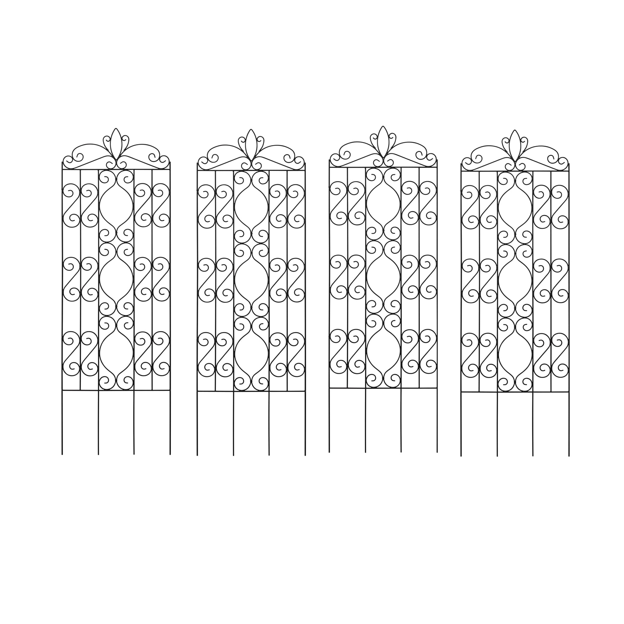 Amazon.co.jp: タカショー G-story デザイントレリス 1800 ブラック 4